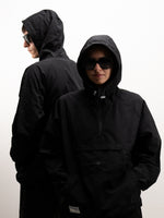 Windbreaker Hoodie - Black, casaca cortaviento de INOPORTUNO. Foto 1 de 10